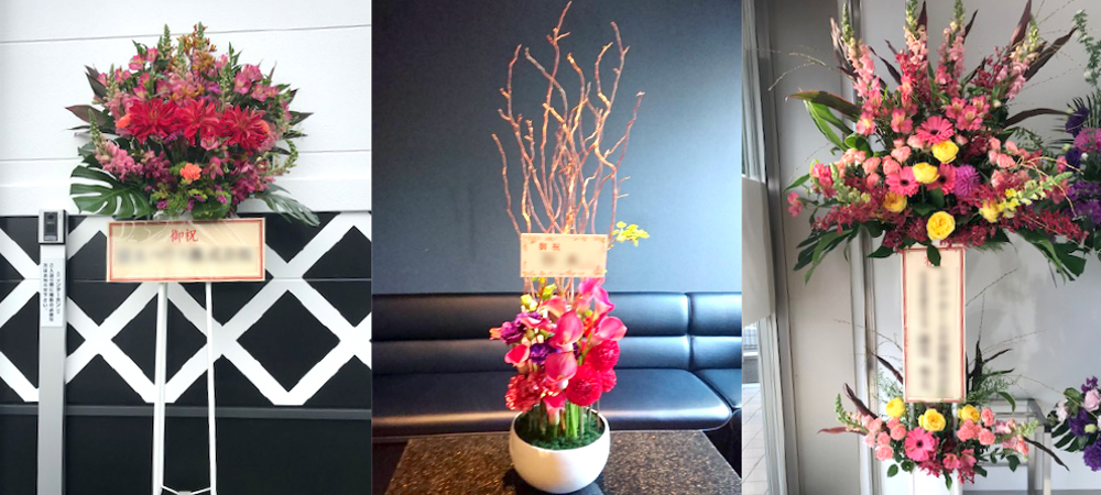 胡蝶蘭以外｜お祝い用生花スタンド、お祝い用観葉植物・ラッピング